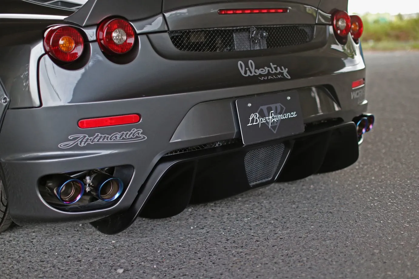 Liberty Walk Silhouette Works body kit for Ferrari F430 new model