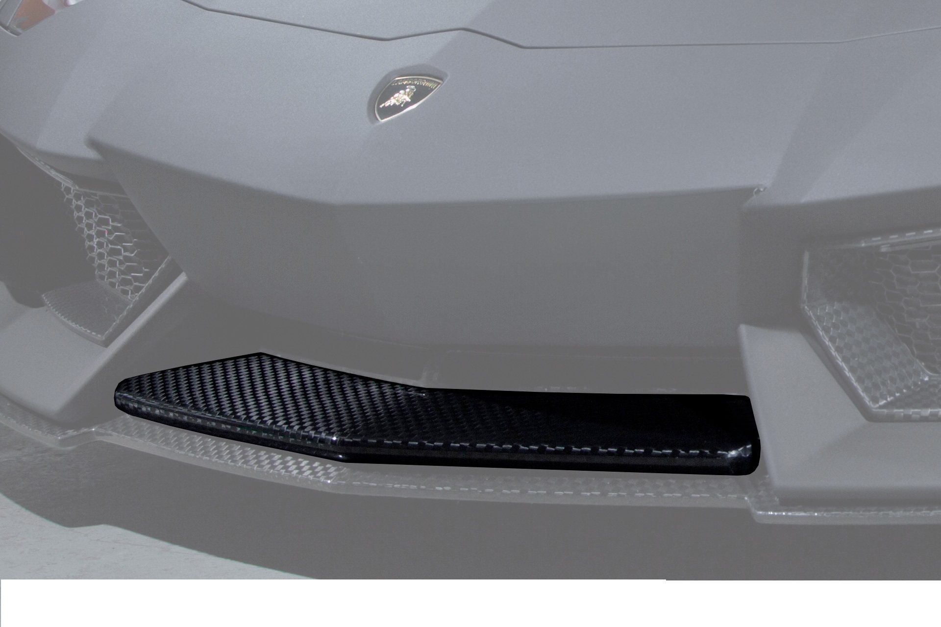 Hodoor Performance Carbon fiber center spoiler Mansory Style 2 for Lamborghini Aventador