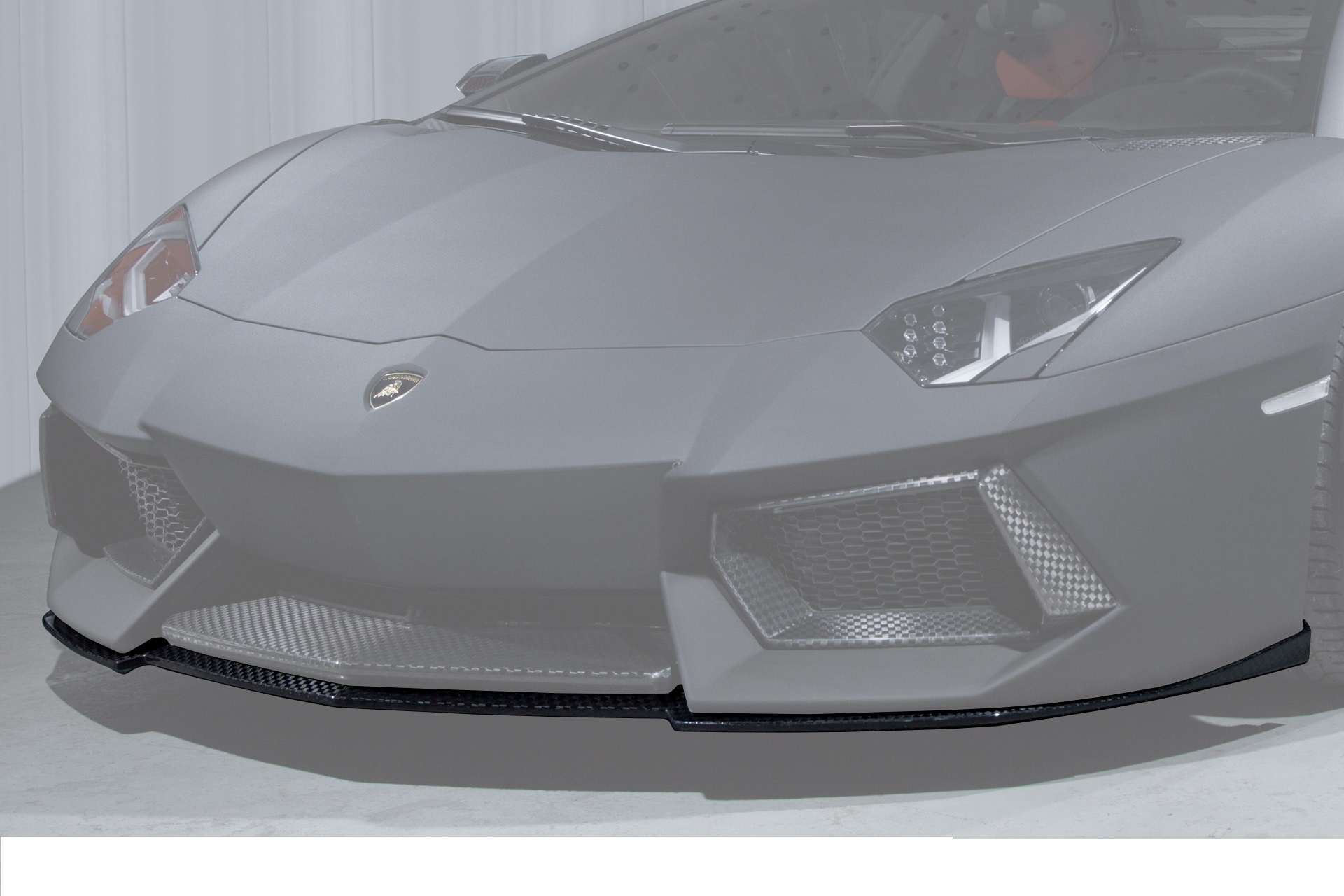 Hodoor Performance Carbon fiber front bumper spoiler Mansory Style 2 for Lamborghini Aventador