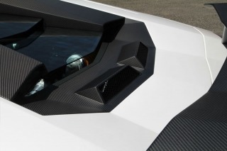 Hodoor Performance Carbon fiber air intake engine cover Novitec Style for Lamborghini Aventador