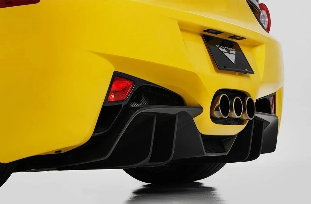 VORSTEINER STYLE CARBON rear diffuser rear bumper for Ferrari 458 Italia new style