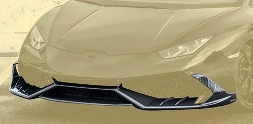 Hodoor Performance Carbon fiber front additional lip Mansory Style for Lamborghini Huracan