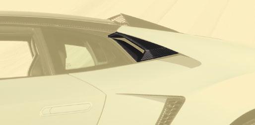 Hodoor Performance Carbon fiber side air intake Mansory Style for Lamborghini Huracan