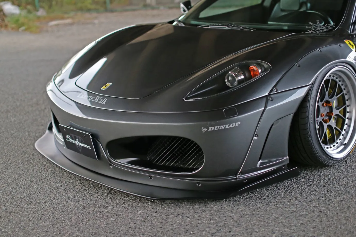 Liberty Walk Silhouette Works body kit for Ferrari F430 latest model