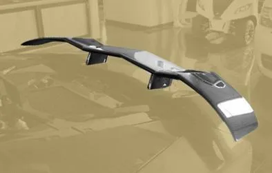 Hodoor Performance Carbon fiber rear wing Mansory Style v5 for Lamborghini Huracan