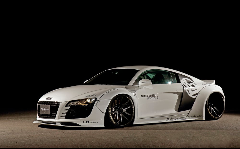 Liberty Walk body kit for Audi R8 new model