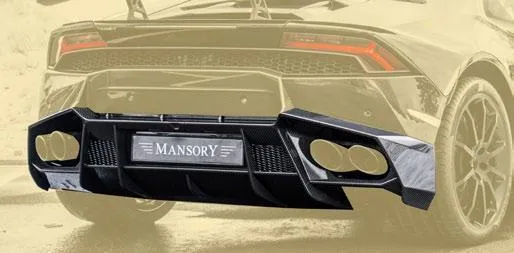Carbon fiber diffuser Mansory Style for Lamborghini Huracan