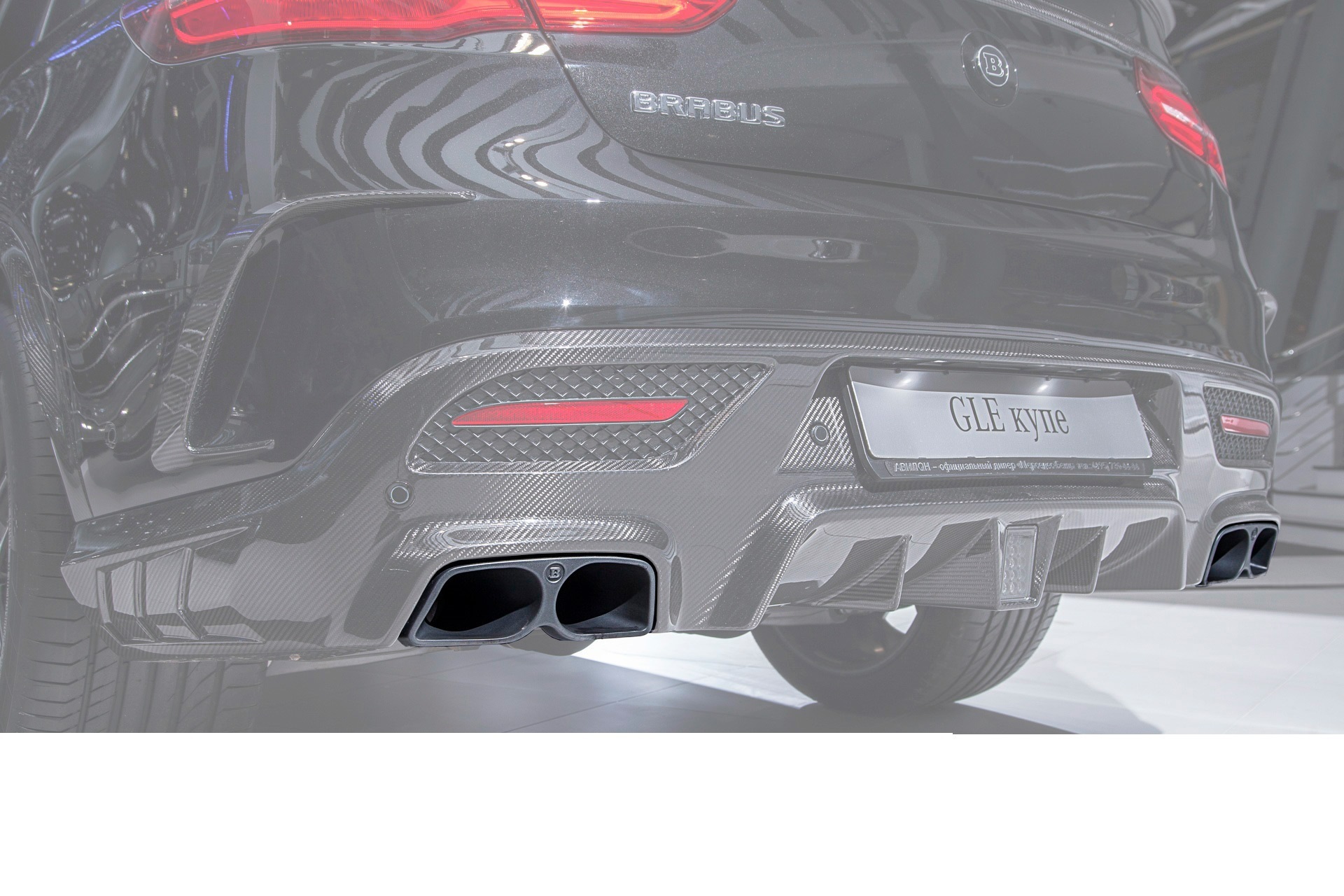 Carbon fiber nozzles 63 AMG for Mercedes E-class W213