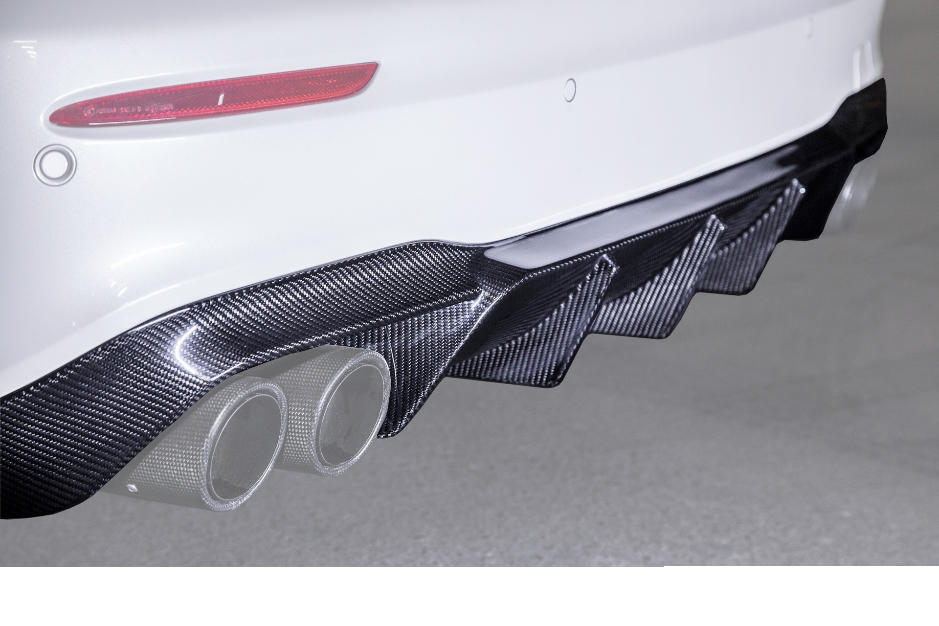 Carbon fiber diffuser AMG Style for Mercedes E-class W213 Sport Package