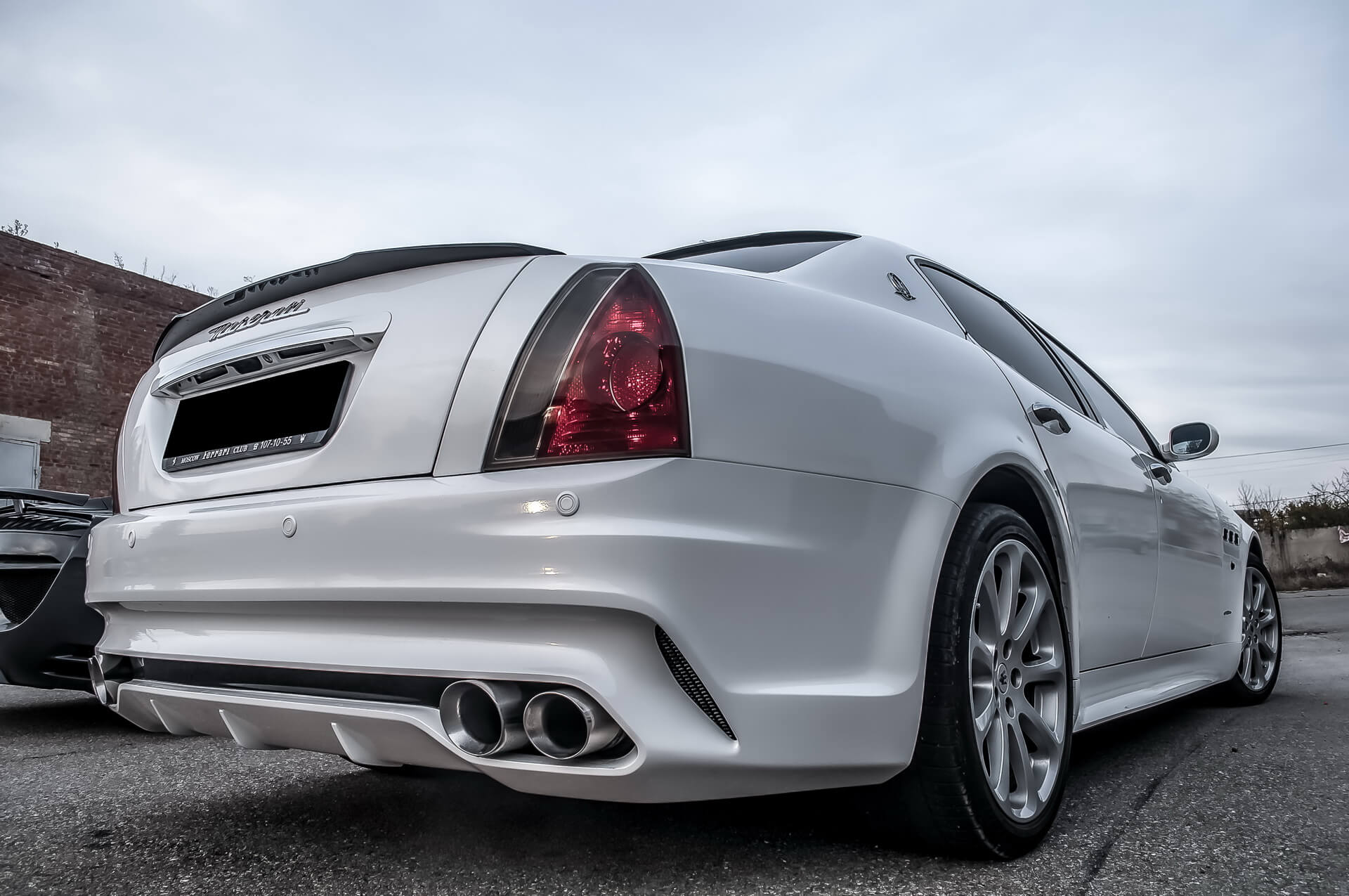 Rear bumper SCL Performance for Maserati Quattroporte Cerrera