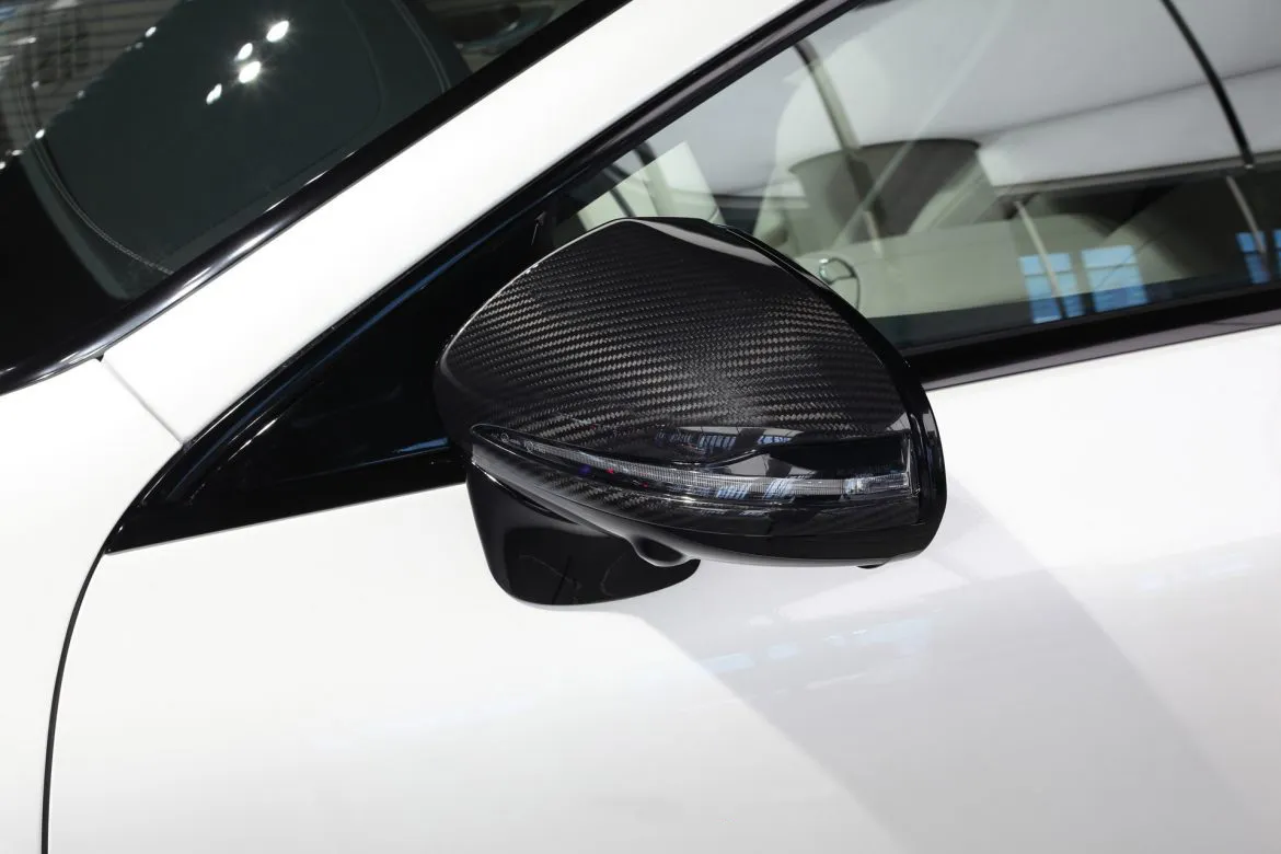 Mirror caps carbon for Mercedes C-class W 205 C 160 - C 400