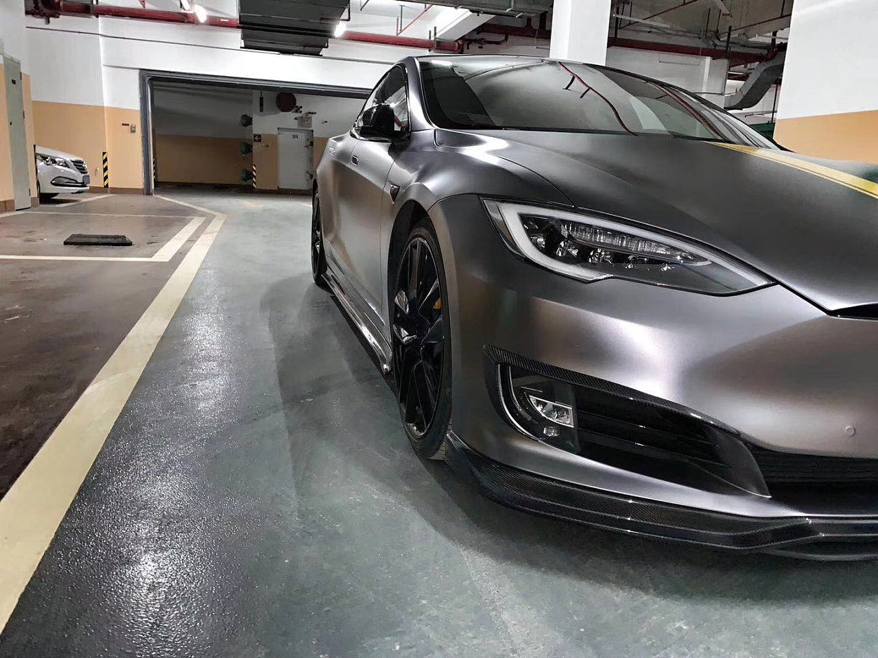 Check our price and buy CMST Carbon Fiber Body Kit set for Tesla Model S!