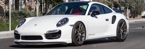 Porsche on ADV.1 ADV50 M.V2 CS Series forged wheels
