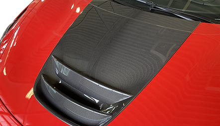 Engine bonnet Keyvany Carbon for Ferrari F8 Tributo 
