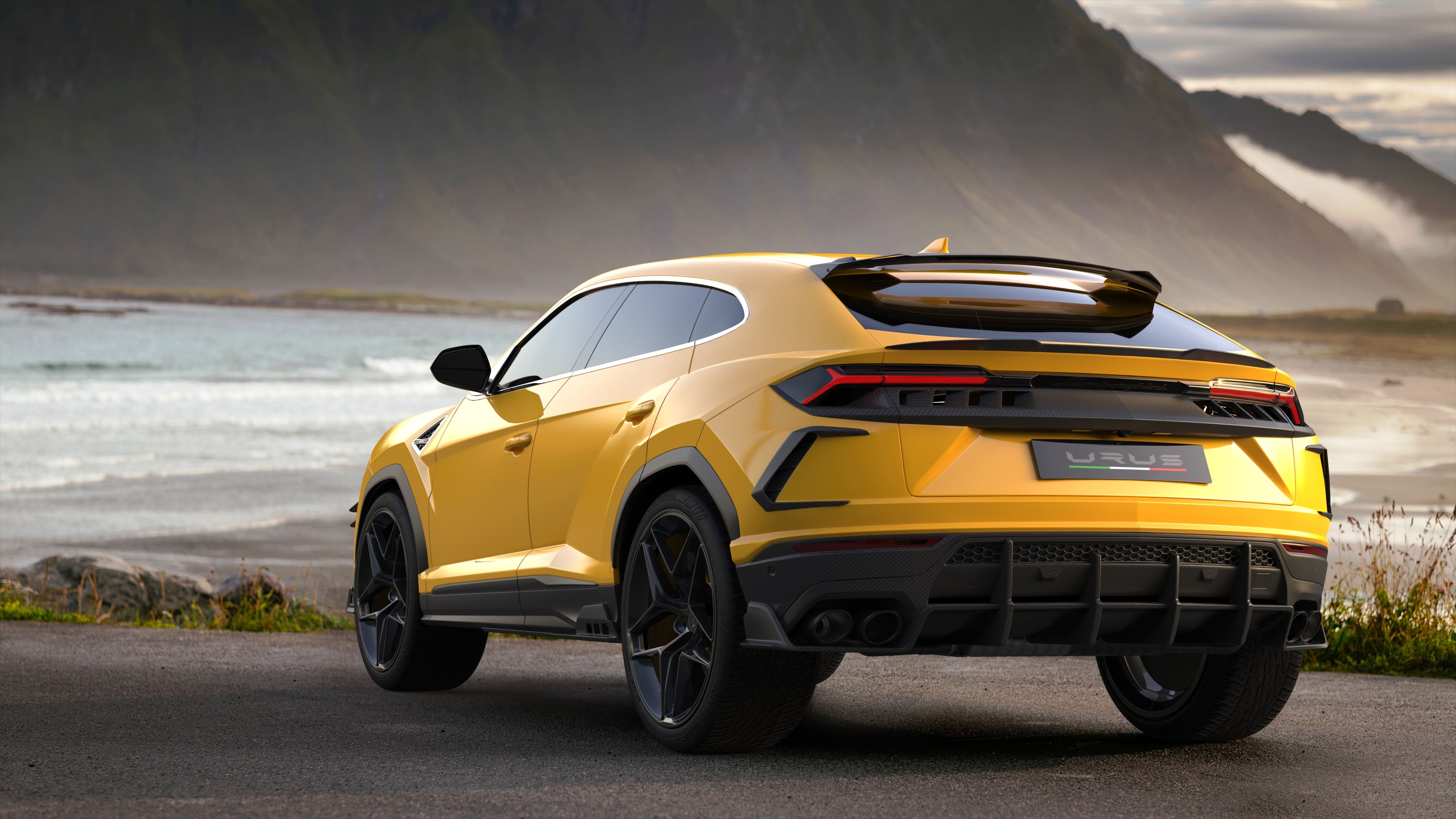 Check our price and buy Renegade Design Carbon Fiber Body kit set for Lamborghini Urus