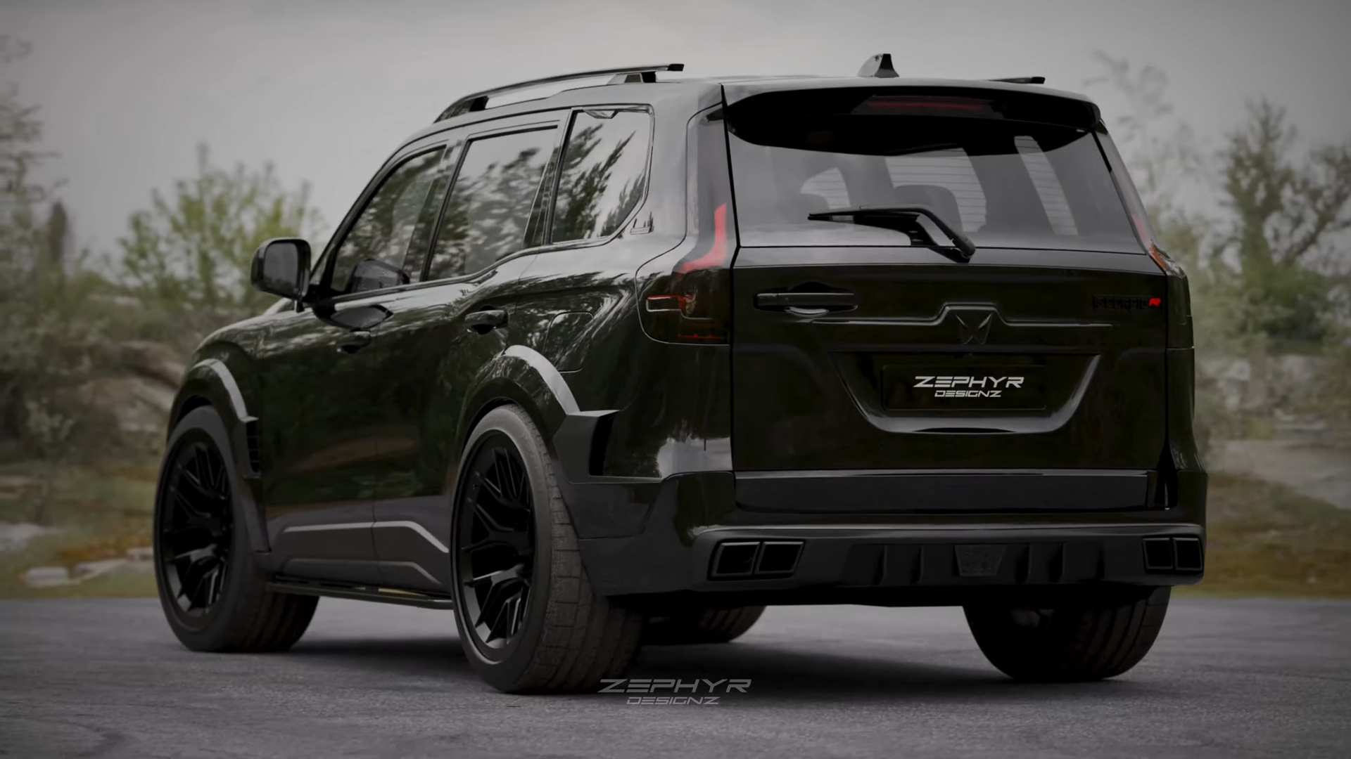 Mahindra Scorpio N V8 2022 Custom Wide Body Kit by Zephyr Buy with delivery, installation