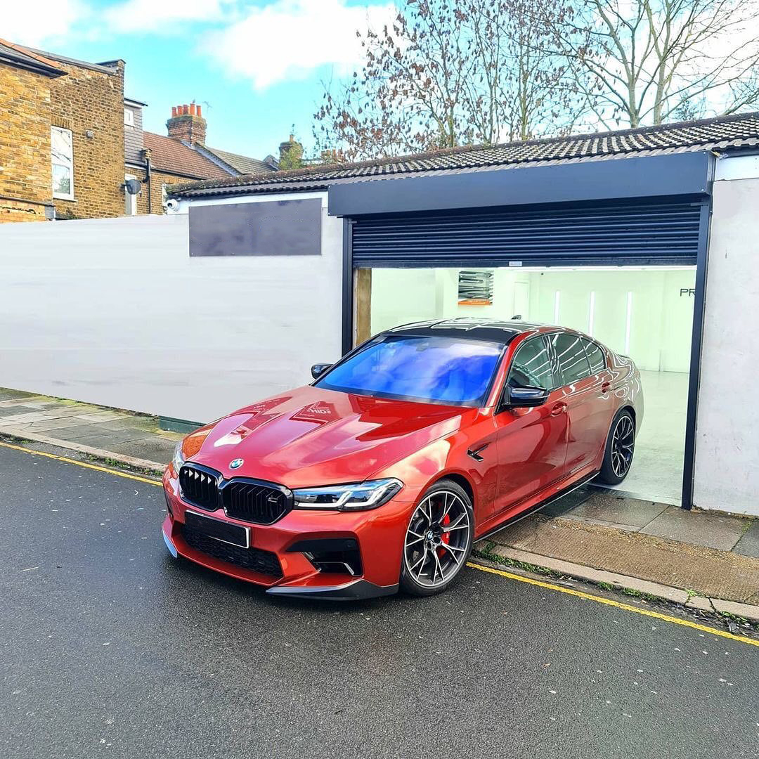 Front bumper lip  M Performance Lite Carbon for BMW M5 F90 LCI Restyling