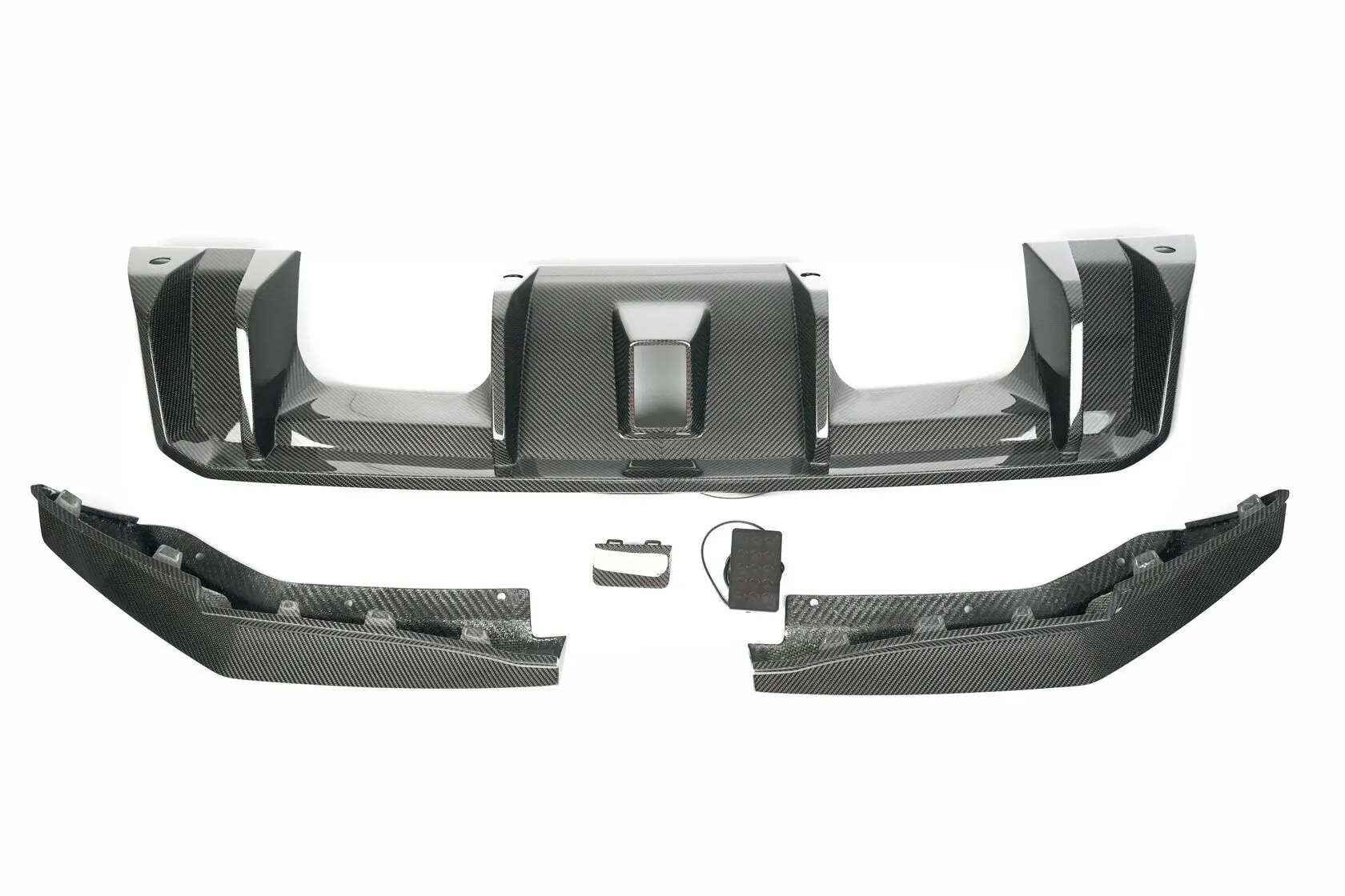Diffuser Streetfighter Carbon for BMW M4 G82 + Rear bumper side inserts 2 pcs