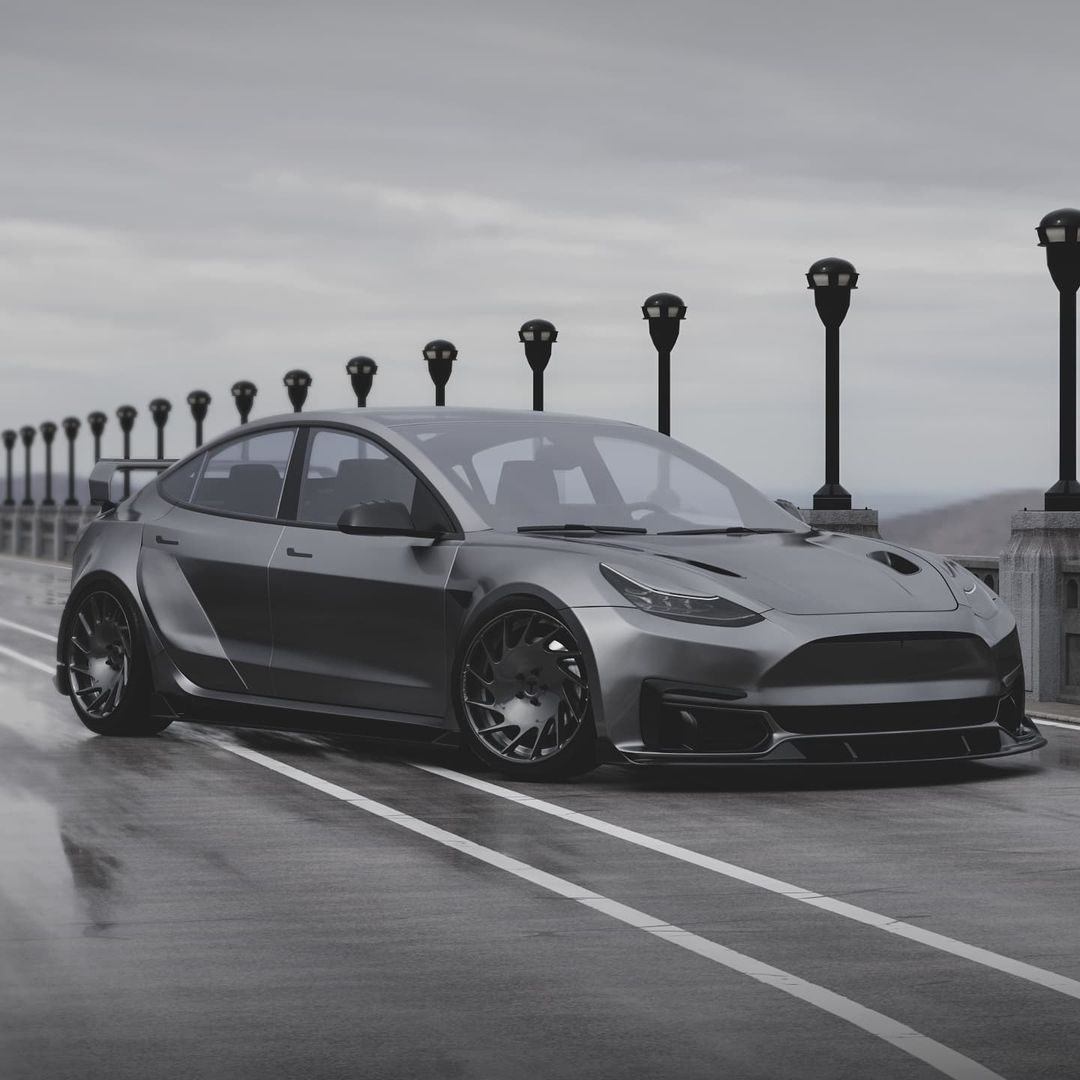 Tesla 3 Custom Body Kit by Avante Design Buy with delivery ...