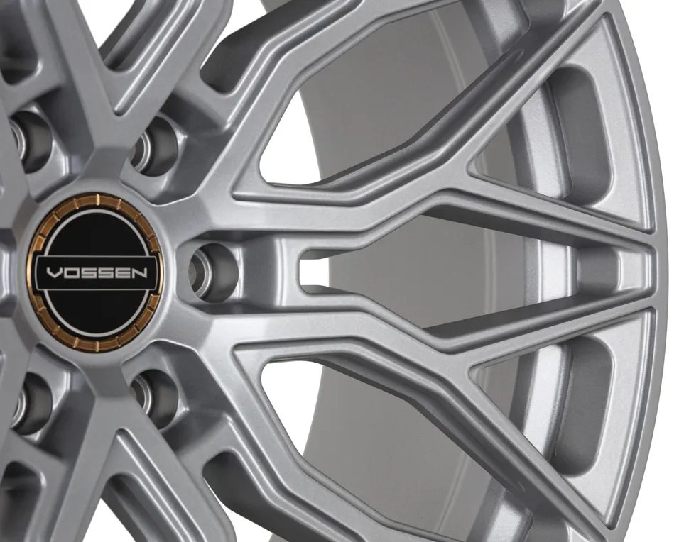 Vossen HF6 3 hybrid forged wheel — close-up spoke detail