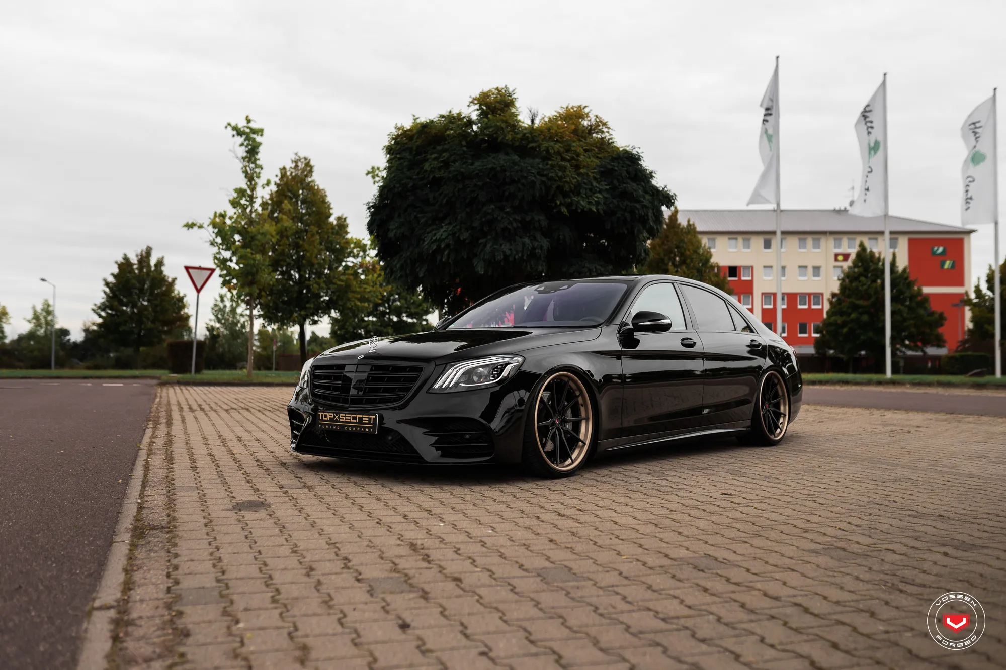 Vossen M X2 3 PIECE 3-piece forged wheel — front view