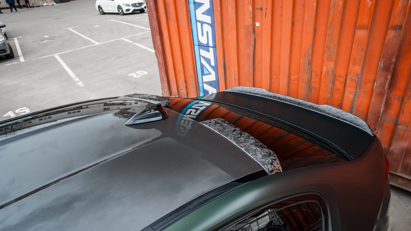 Roof spoiler Super Jet Carbon for BMW M5 F90
