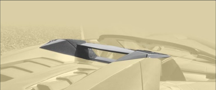 Rear bridge Mansory Carbon for Lamborghini Aventador