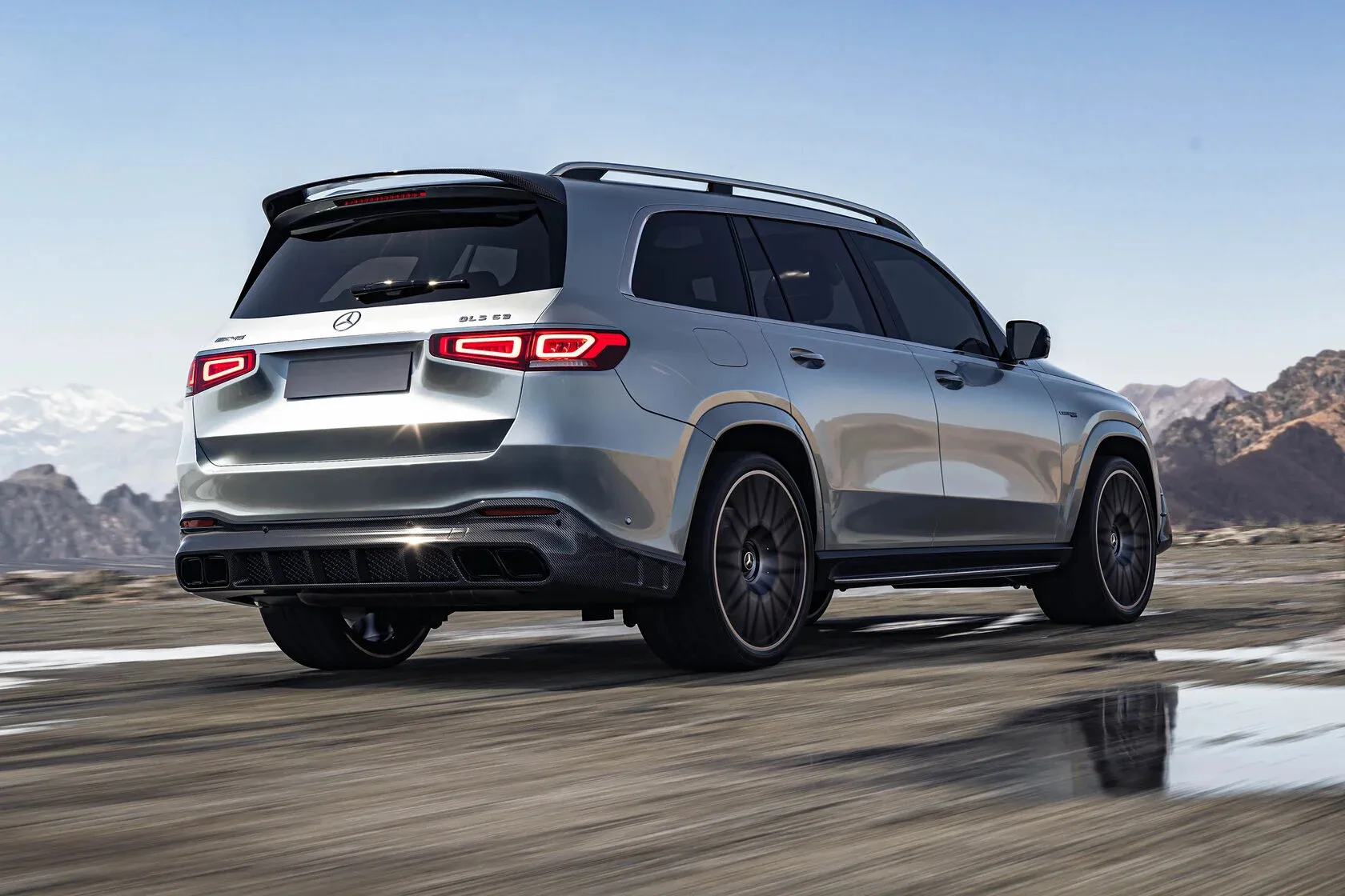 Roof spoiler Avalanche Carbon for Mercedes GLS X167