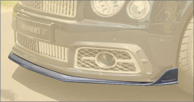 Front bumper lip Mansory Carbon for Bentley Mulsanne II