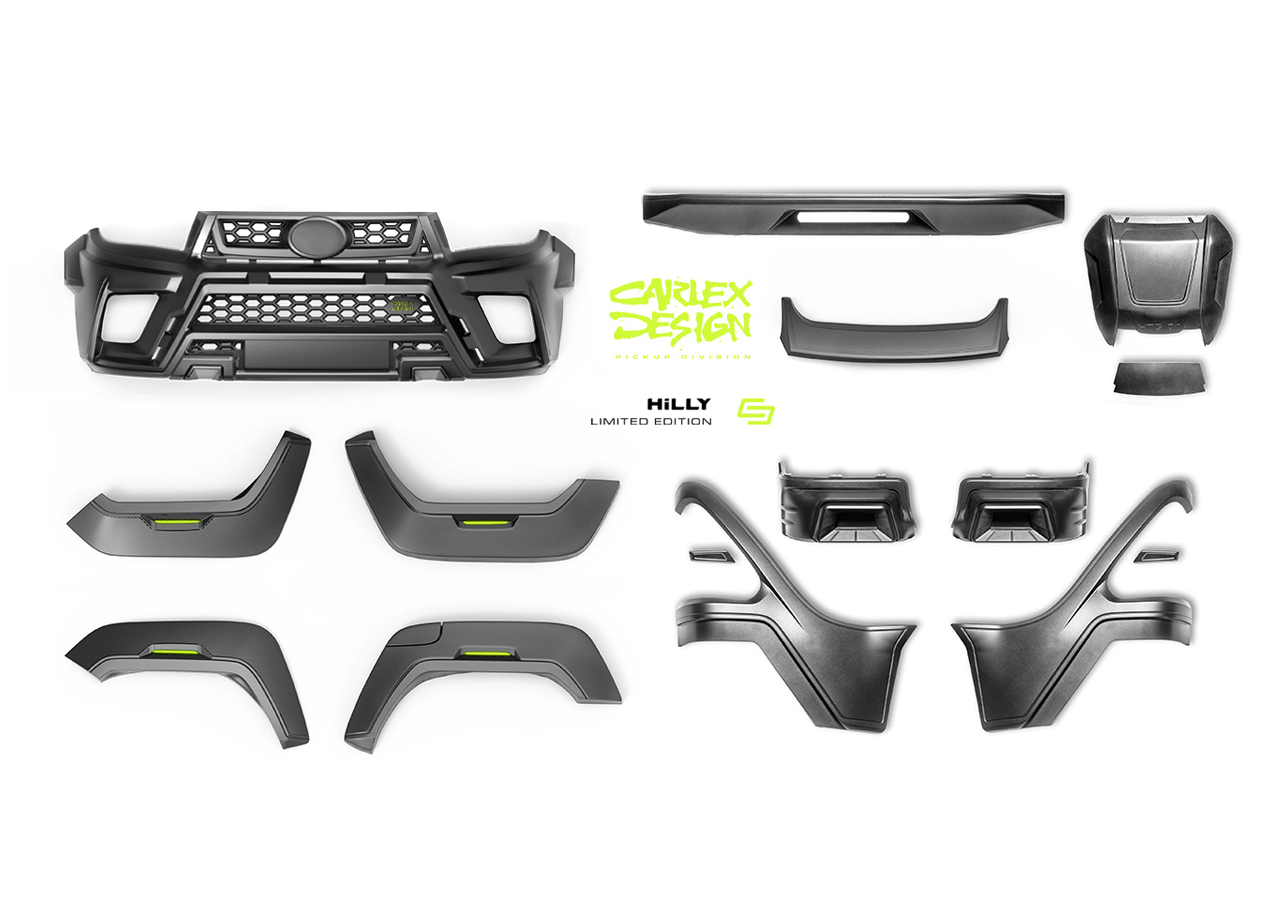 Check our price and buy Carlex Design body kit for Toyota Hilux Hilly