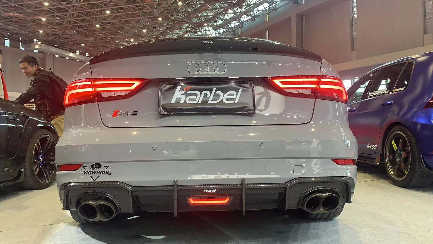 Check our price and buy Karbel Carbon Fiber Body kit set for Audi RS3 FL