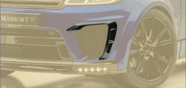 Air intakes cover Mansory Carbon for Land Rover Range Rover Sport SVR new