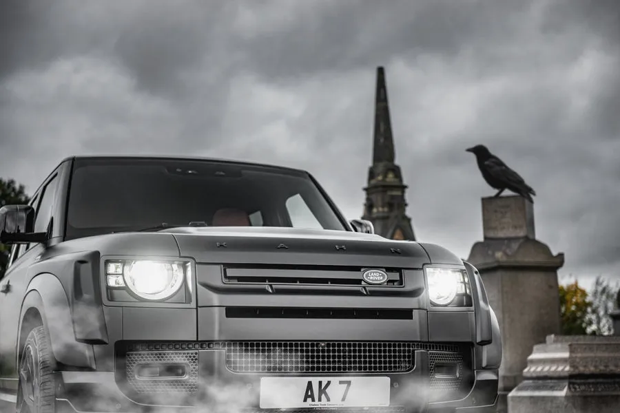 Check our price and buy Kahn Design carbon fiber body kit set for Land Rover Defender 110 wide track