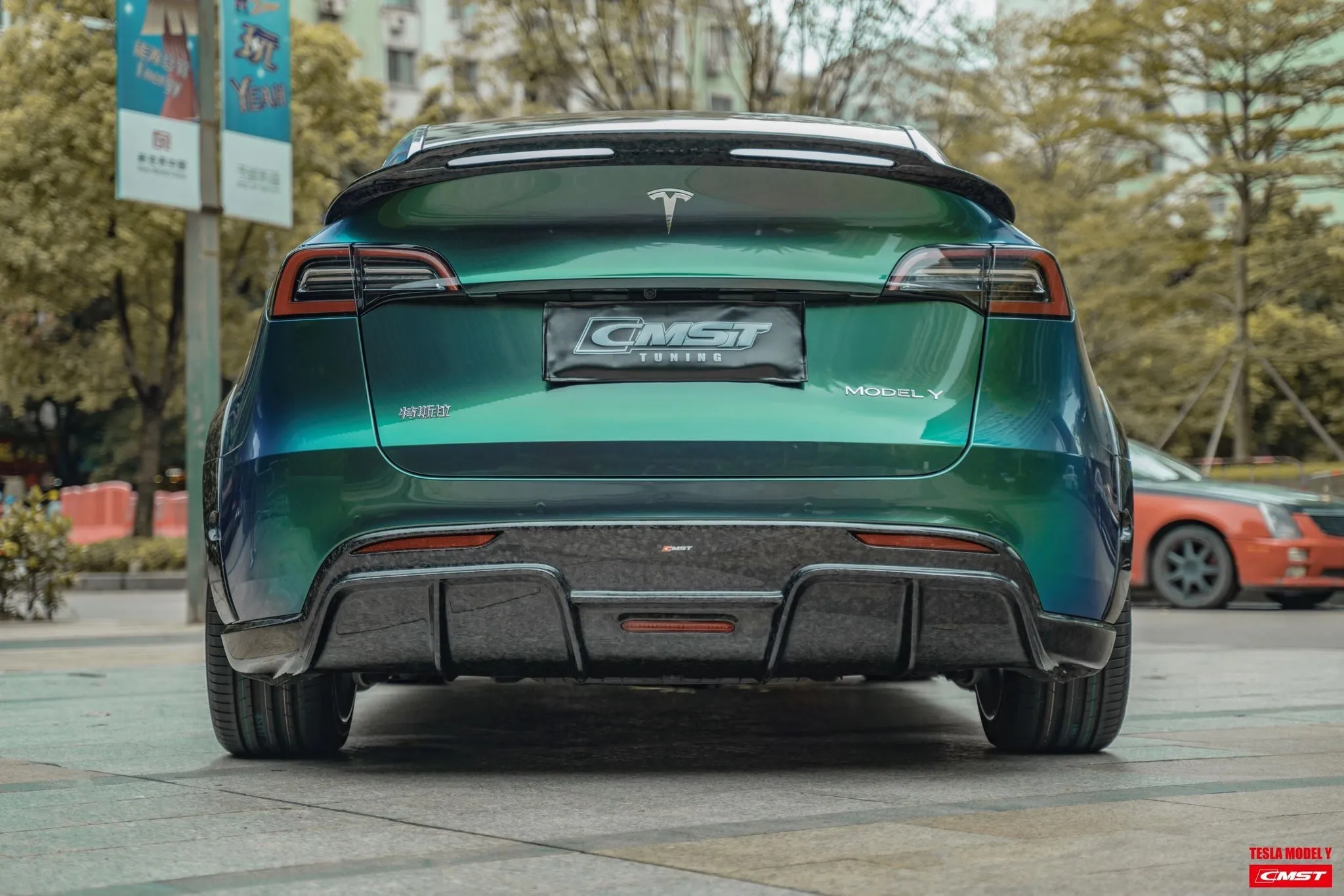 Check our price and buy CMST Carbon Fiber Body Kit set for Tesla Model Y!