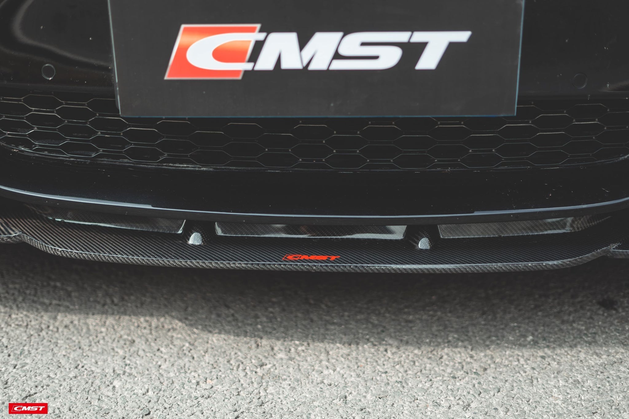 CMST Tuning Carbon Fiber Front Bumper Upper Valences for BMW 5