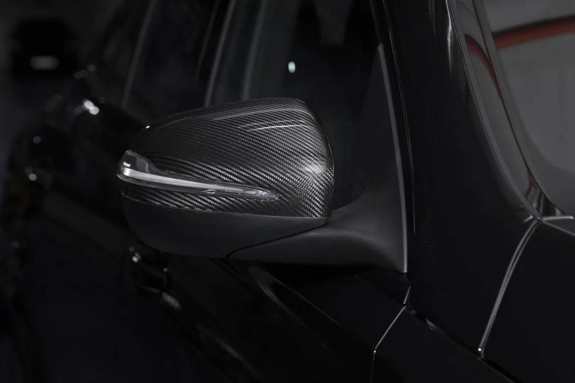 Mirror caps carbon for Mercedes C-class W 205 C 160 - C 400