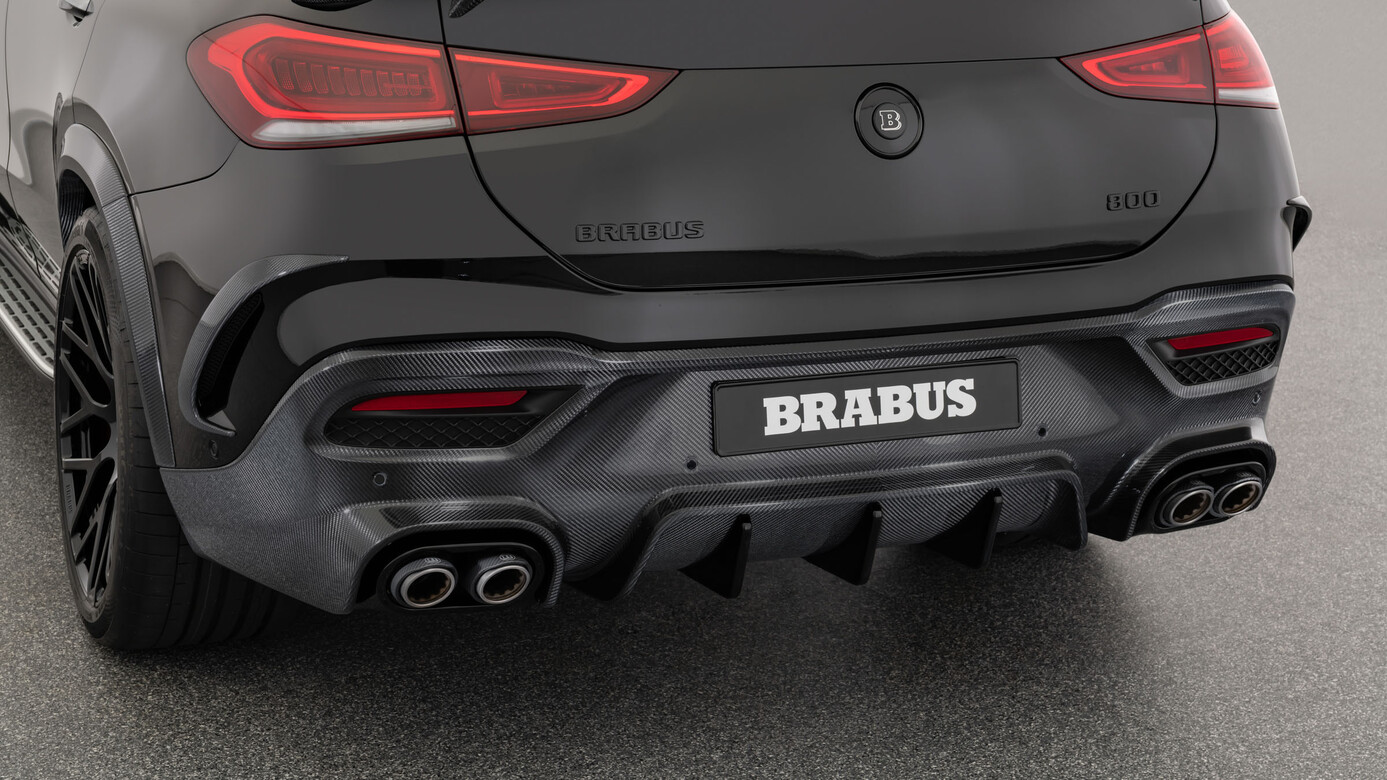 Rear bumper Brabus Carbon for Mercedes-Benz GLE Coupe AMG C167 AMG GLE 63