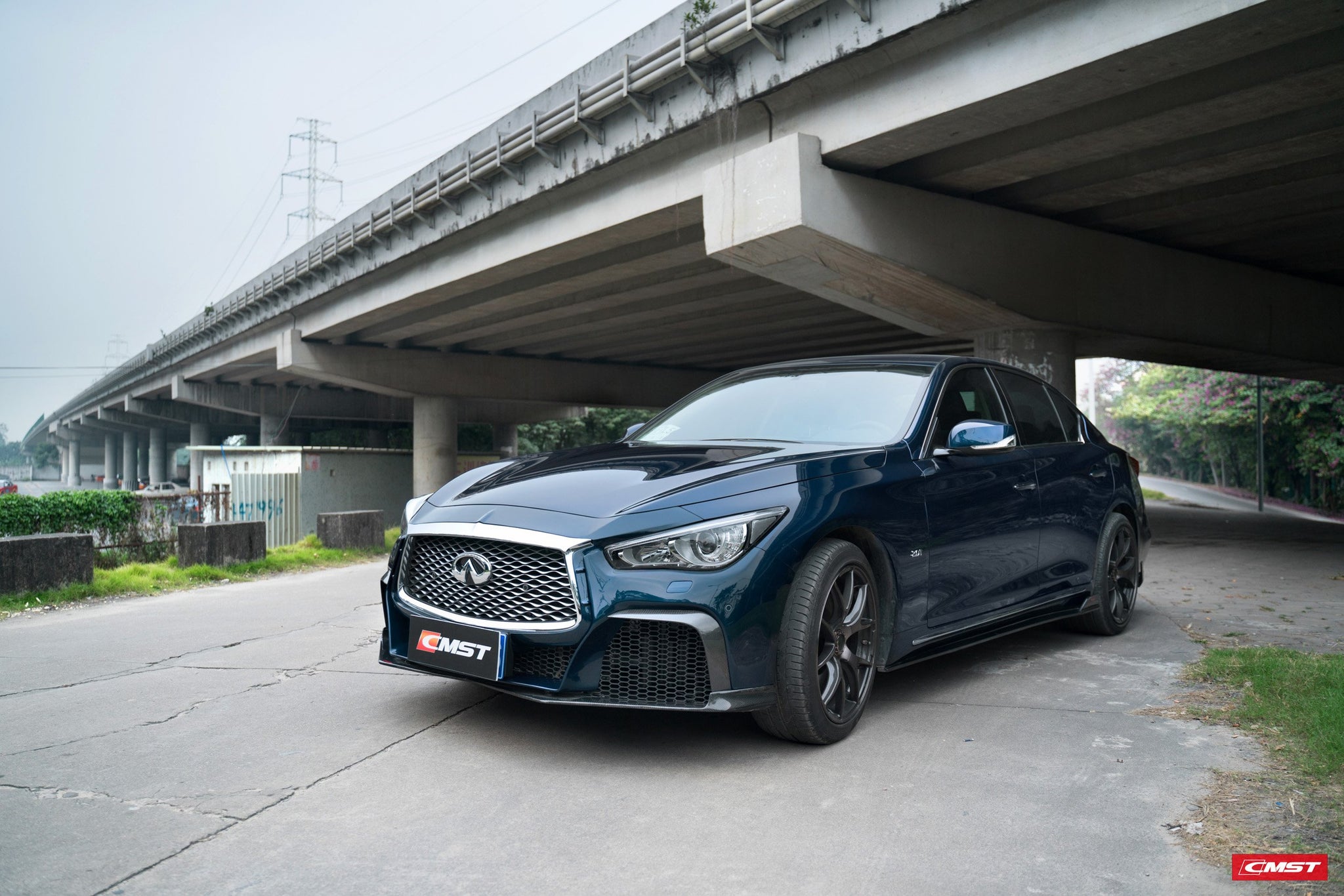 Check our price and buy CMST Carbon Fiber Body Kit set for Infiniti Q50!