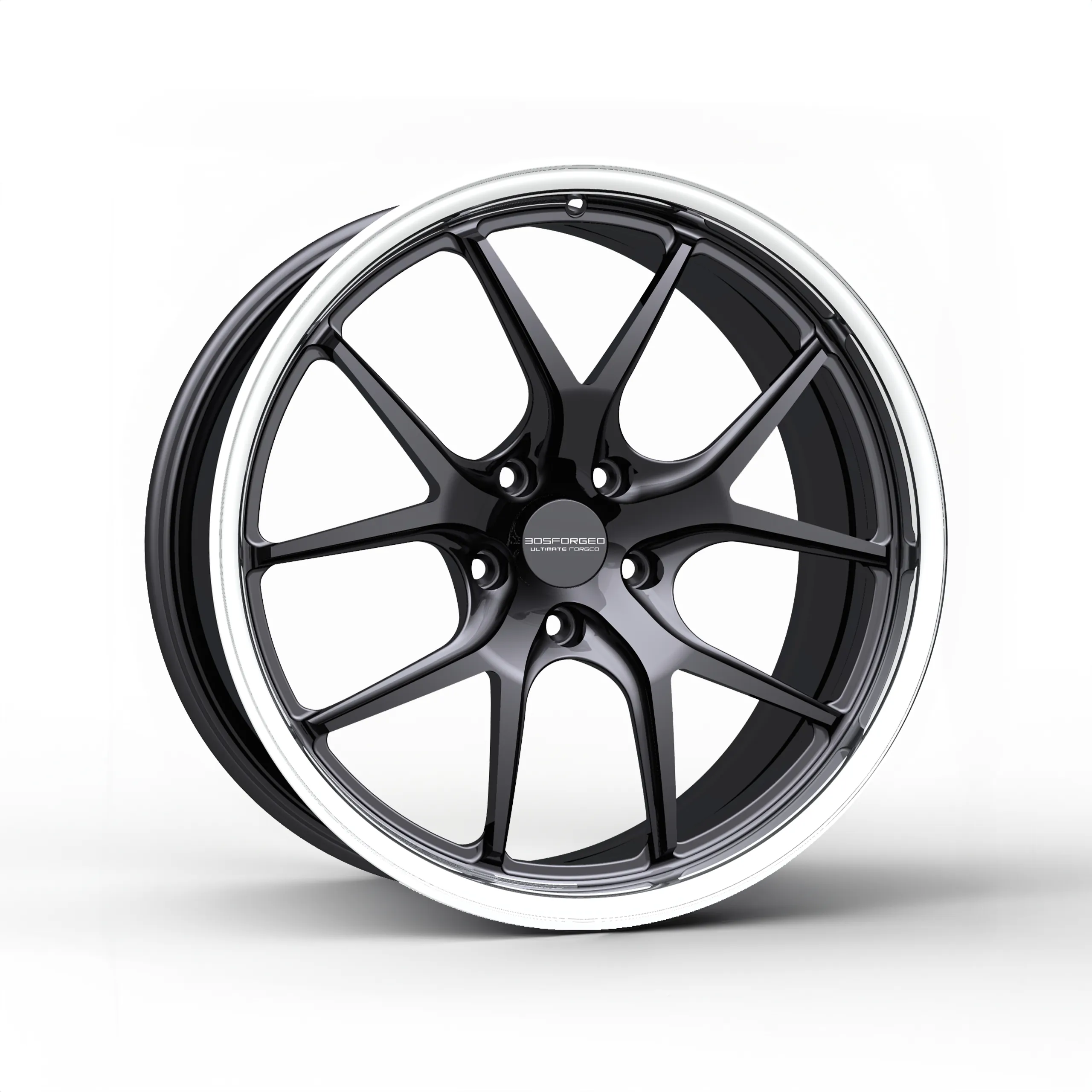 305 Forged UF101-L Monoblock Forged Wheel — front view render