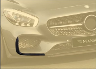 Front lip Mansory Carbon for Mercedes-Benz AMG GT S Coupe
