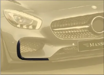 Front lip Mansory Carbon for Mercedes-Benz AMG GT S Coupe