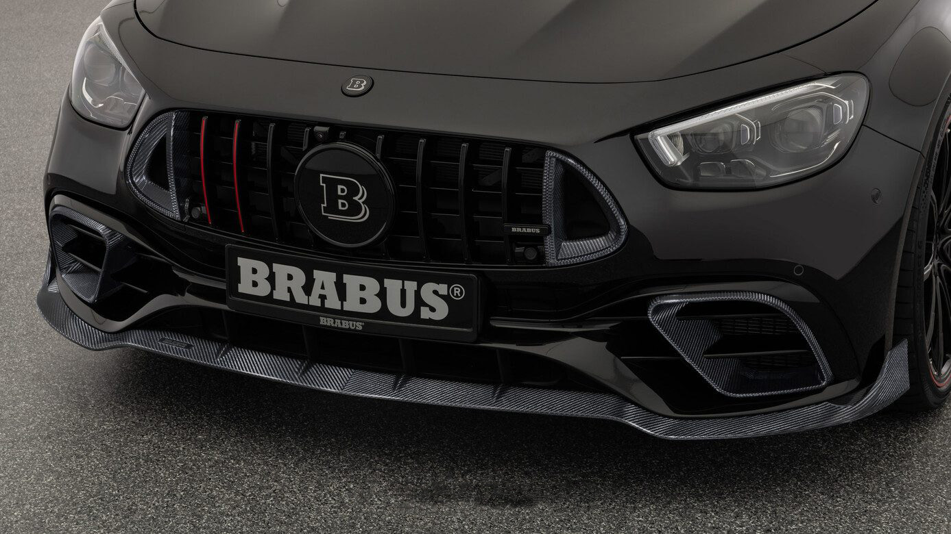 Carbon front apron attachments BS Style for Mercedes E-class AMG W213 AMG E 63 Facelift/Restyling