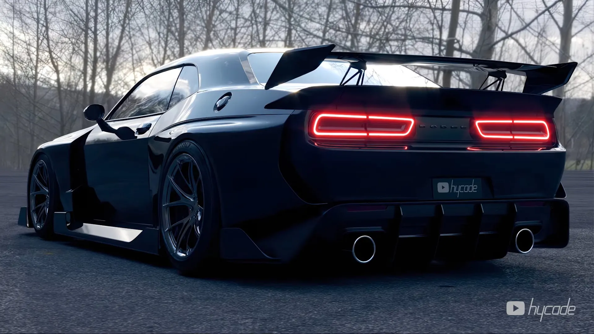 Dodge Challenger Demon Custom Wide Body Kit by Hycade
