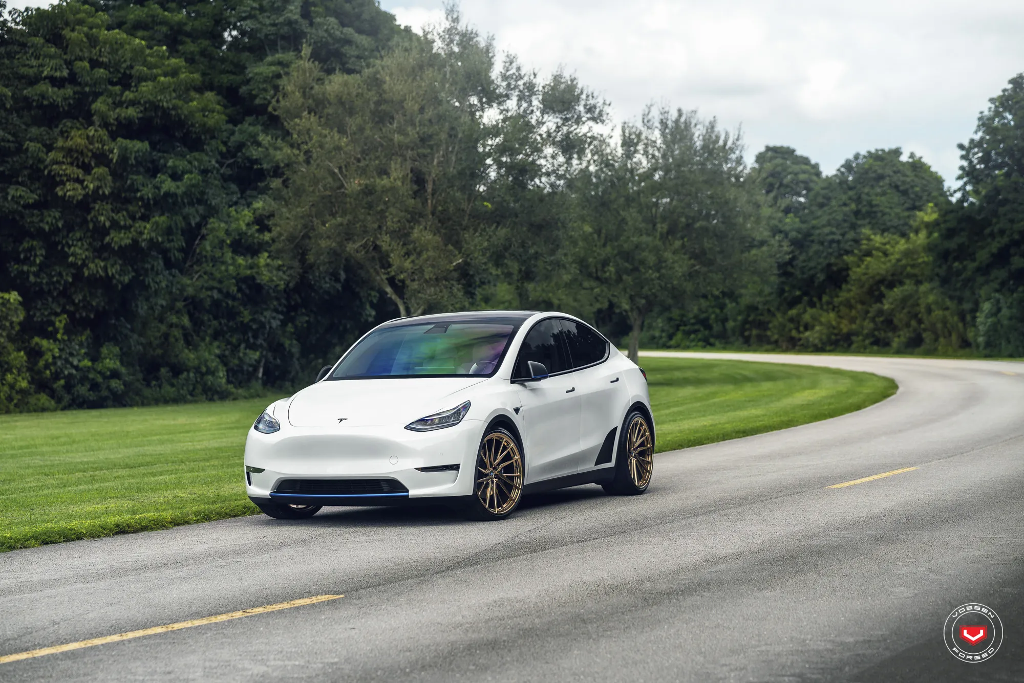 Vossen M X4T forged wheel — close-up spoke detail