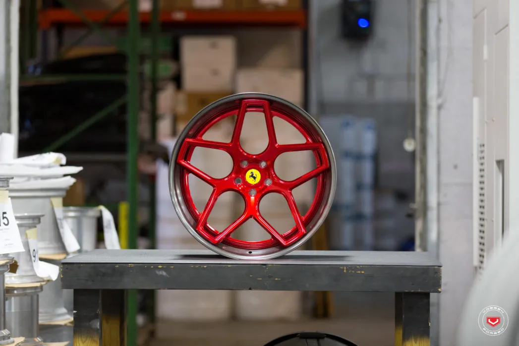 Vossen CG 205 3 PIECE 3-piece forged wheel — close-up spoke detail