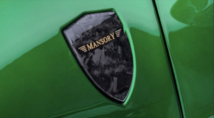 Individualized fender emblem Mansory Carbon for Ferrari Roma Soft kit