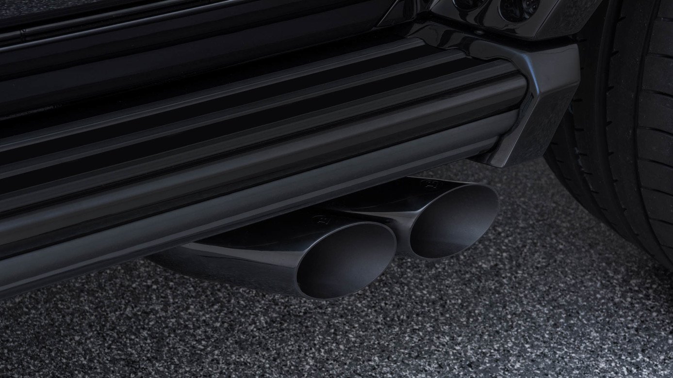 Flap sports exhaust system Brabus for Mercedes G-class W463 G 500 4X4²