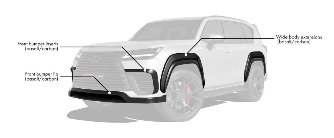 Renegade Design Body Kit For Lexus Lx 600 Buy With Delivery