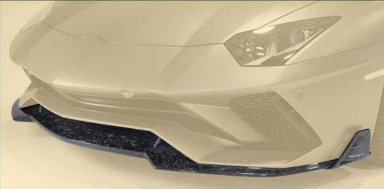 Front bumper lip Mansory Carbon for Lamborghini Aventador S