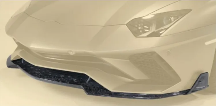 Front bumper lip Mansory Carbon for Lamborghini Aventador S